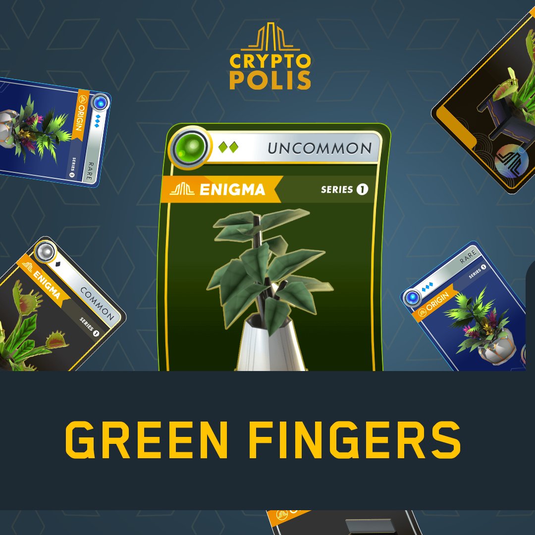 Do you have green fingers and are you into gardening? 🌼 The Tower has the best NFTs for you to work on your hobby! 🌸 #cryptopolisgame #gamefi #crypto