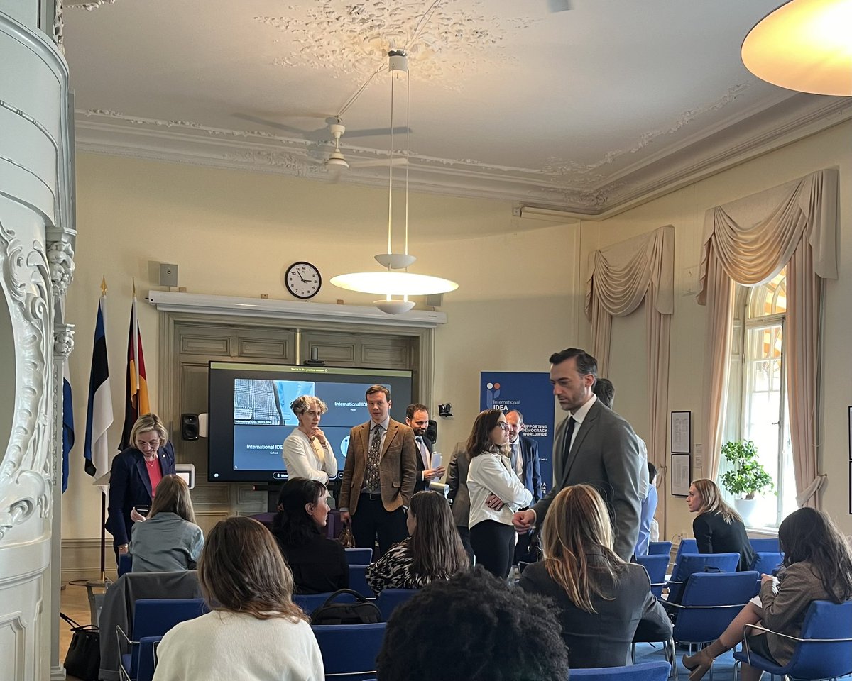 Insightful panel discussion on Media Literacy and Elections hosted by @MediaFreedomC, the Embassies of Germany, Estonia and the Netherlands, and @Int_IDEA, in celebration of #WorldPressFreedomDay highlighting the nexus between media literacy, disinformation, and elections.