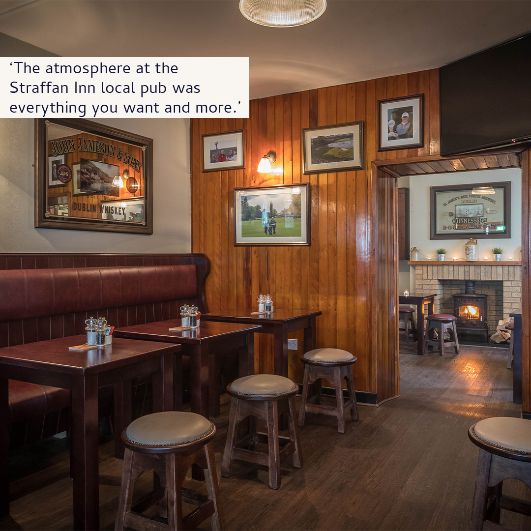 'From the moment we arrived we were given the warmest welcome I have ever received from a hotel. Rooms were superb, the drinks in the Blue Martini bar were exquisite and the atmosphere at the Straffan Inn was everything you want and more.' TripAdvisor Reviews, April 2024.