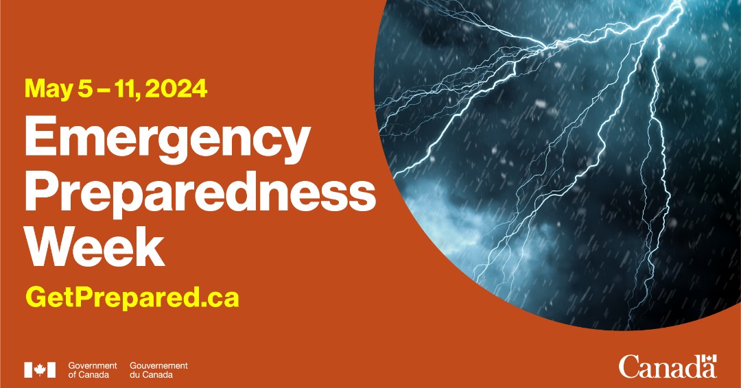 This week marks National Emergency Preparedness Week – a perfect time for you and your family to review your emergency plans. Looking for support on how to best prepare for an emergency visit: getprepared.ca #EPWeek2024 #ReadyforAnything.