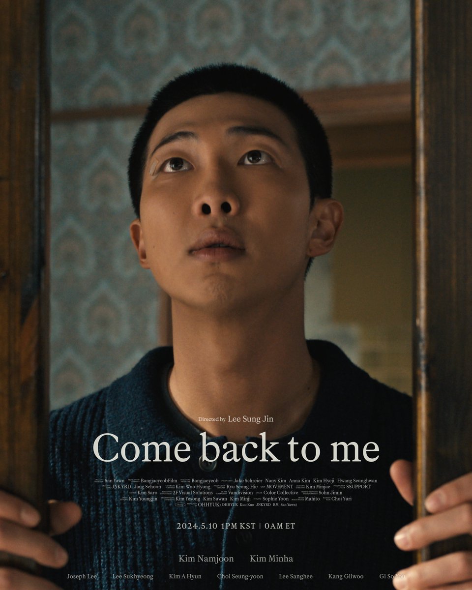 [照片] 240507 RM 'Come back to me' Poster