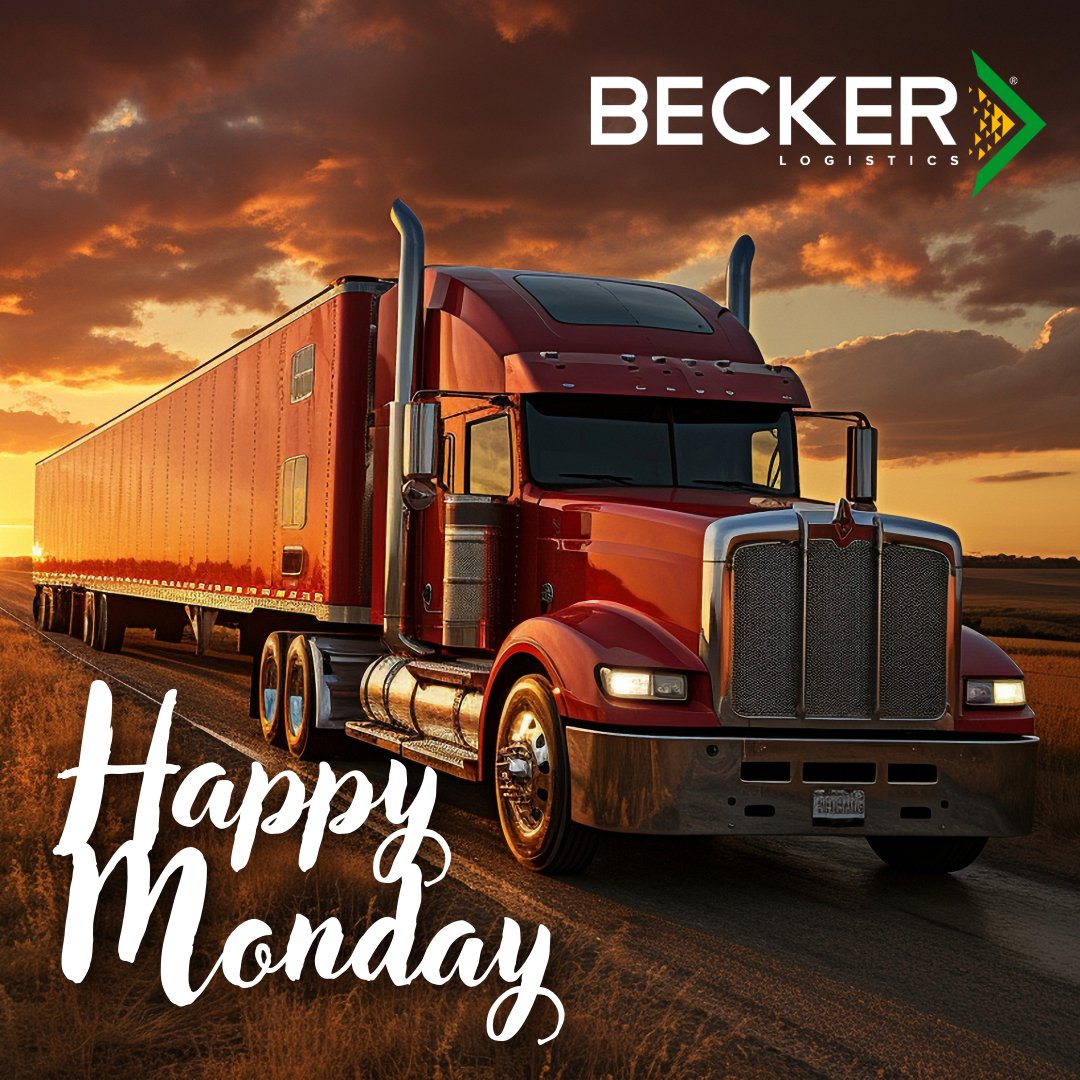 As we wave goodbye to the weekend, let's take a moment to reflect on the rest we've enjoyed. Now, it’s time to refuel our spirits and set our sights on the promising week ahead.

#MotivationalMonday #LogisticsLife #BeckerLogistics #Productivity #WeeklyGoals #Teamwork
