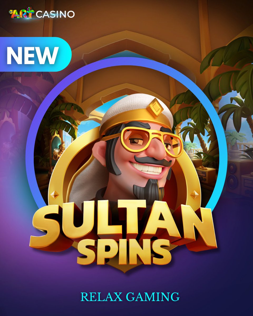 Escape to a vibrant world of Arabian nights in #SultanSpins! 🌙 This online slot with an exotic twist will have you dreaming of deserts and dazzling skylines. Are you ready for the adventure? #ArtCasino #OnlineGaming #CasinoLife #SlotsOfInstagram #GamingAdventures