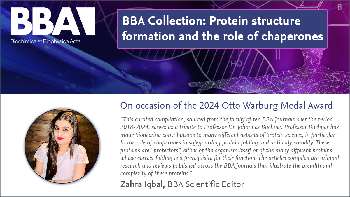 We are pleased to share a collection from the @BBAjournals family which serves as a tribute to Professor Dr. Johannes Buchner (@buchnerlab_tum) — 2024 recipient of the Otto Warburg Medal Award. Read the articles > spkl.io/60174FHQ9