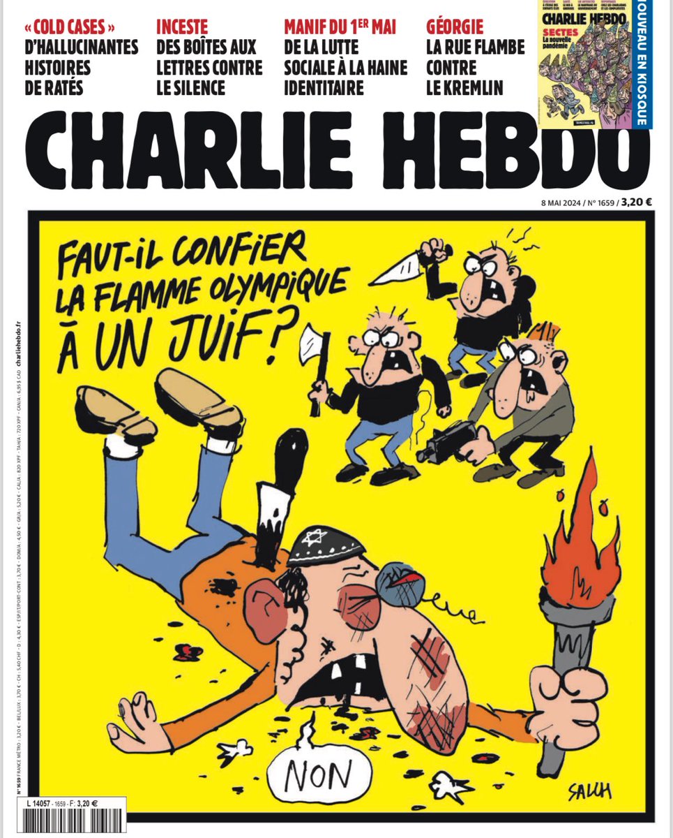 #une ⁦@Charlie_Hebdo_⁩ #RevueDePresse