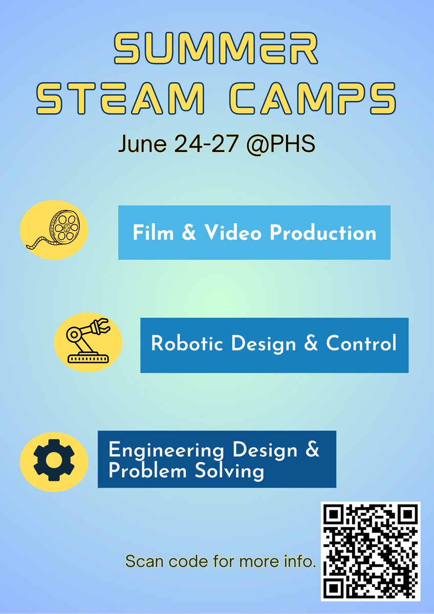STEAM up your summer with our camps!