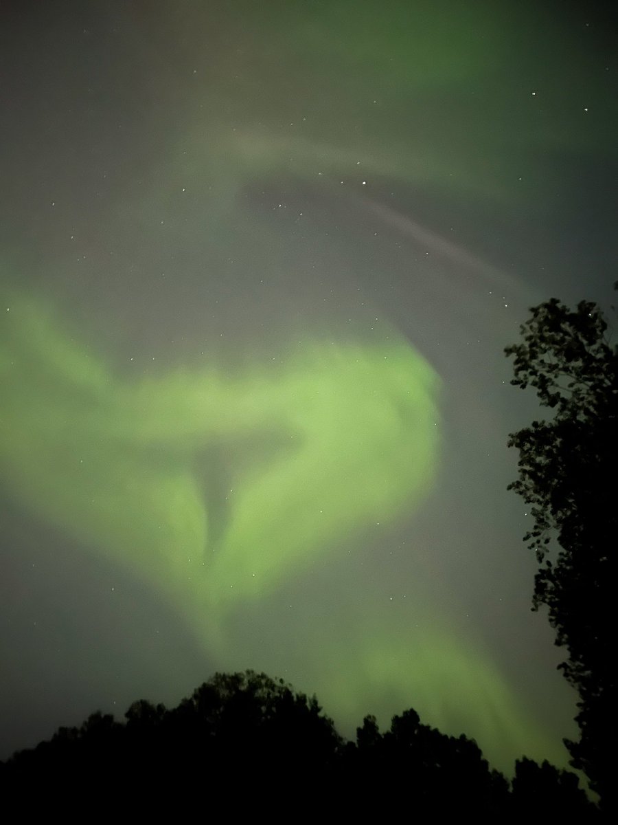 Day 16/100 of posting my photography to reach my target audience. Heart aurora from Nopiming provincial park, manitoba. August 5th, 2023.