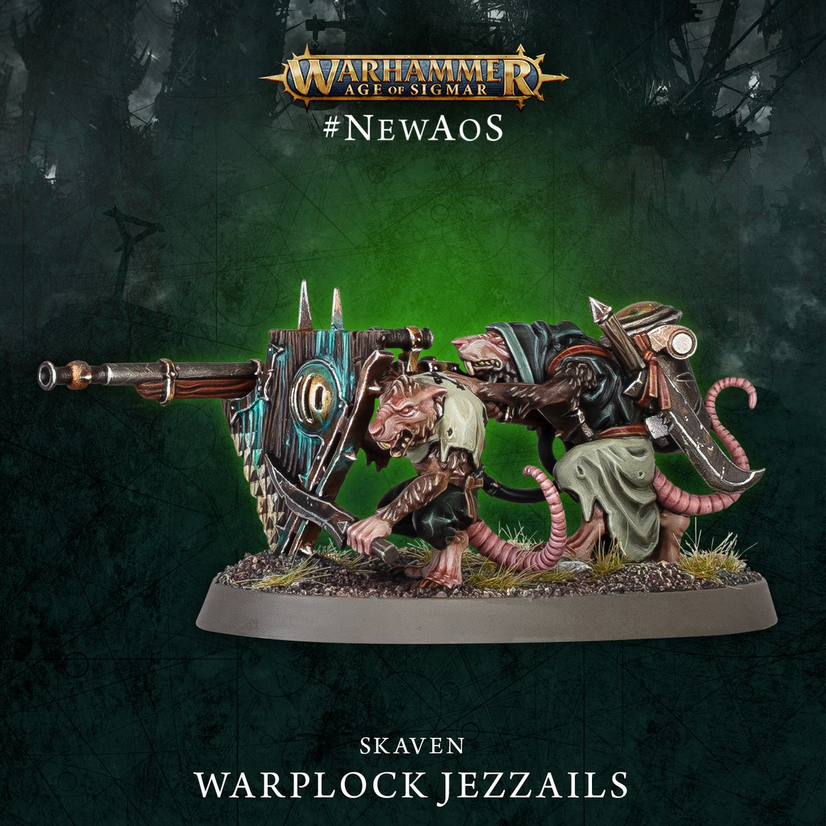 New Skaven time! Hopefully they are similar scale to the old lads cos yeah these are pretty freaking sweet
