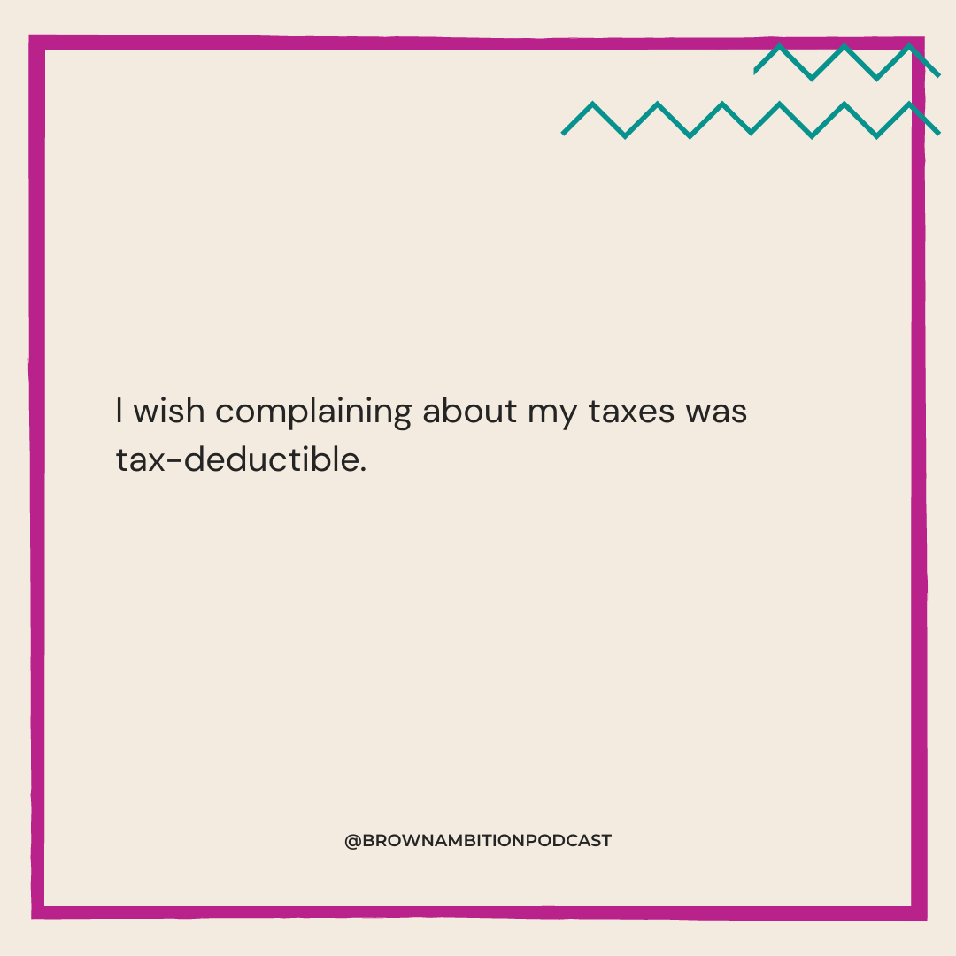 If only the IRS rewarded my talent for complaining with tax deductions, I'd be the richest ever 🤑

We’d all be in a higher tax bracket just from venting about our tax brackets! 😂🙄