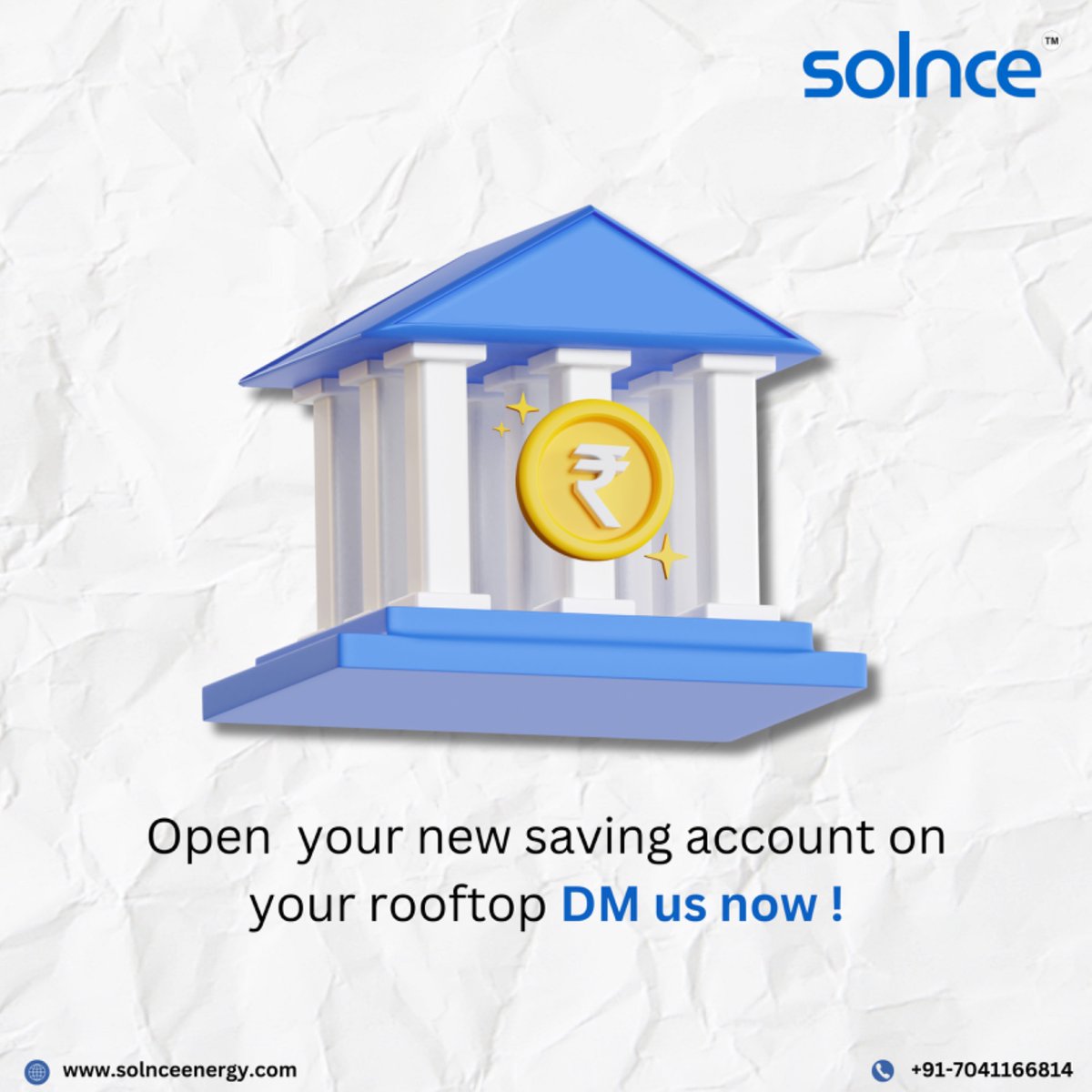 Open your new savings account on your rooftop with #Solnce, your SolarMate! Visit: solnceenergy.com or Call: 07041166814 . . . . . . #SolarPower #SustainableFuture #hargharsolar #groundmount #rooftopsolar #solarsolutions #solarpanels #subsidy #suryaghar #TrendingHot