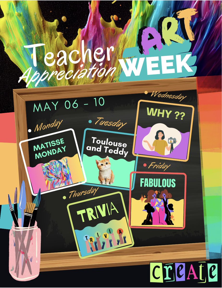 Looking forward to an AMAZING week of celebrating teachers!!!