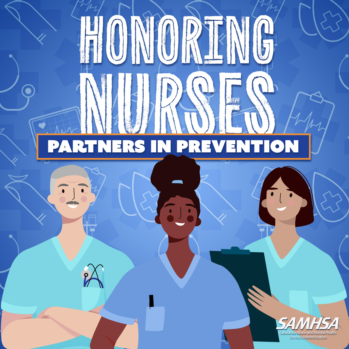 Happy #NursesWeek and #NursesMonth! Thank you to nurses for making a difference in substance use and misuse prevention, mental health promotion, treatment & recovery. #NursesMakeTheDifference #MHAM #PartnersInPrevention