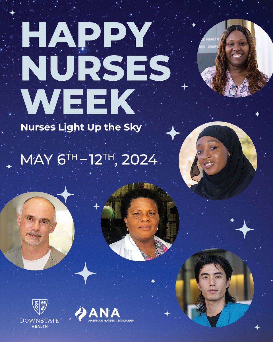 Nurses Week 2024, celebrated from May 6 - 12, shines brightly under this year’s theme: ‘Nurses Light Up the Sky.’ SUNY Downstate proudly honors our incredible nurses, who bring the spirit of compassion and dedication to life in everything they do. #NursesWeek2024