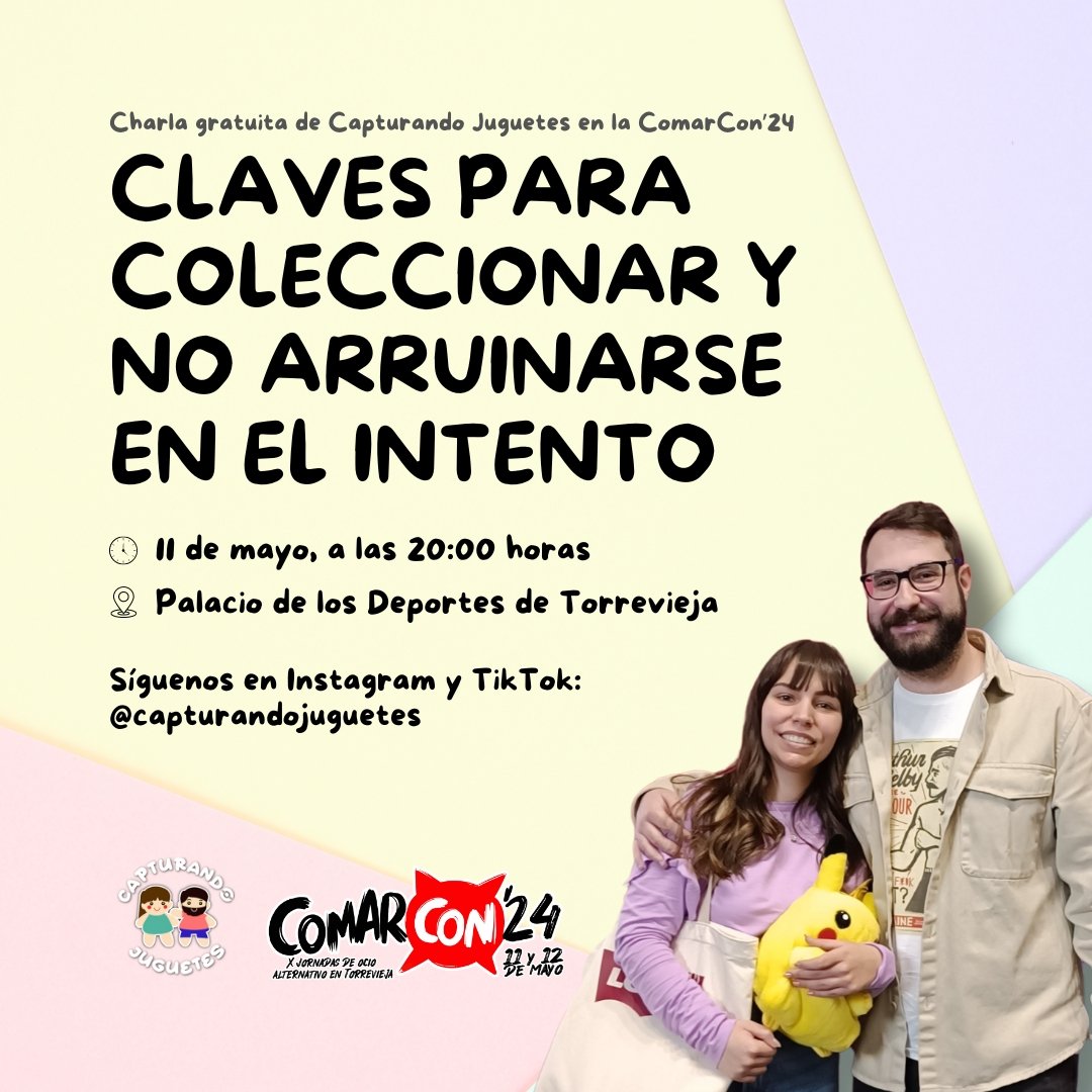 josemirr93plays's tweet photo. Nunca pido nada, pero agradezco si compartís:

➡️ Este sábado, 11 de mayo, daremos una charla de Capturando Juguetes en la ComarCon'24, en #Torrevieja.

"Claves para coleccionar y no arruinarse en el intento"

20:00 h.
Gratis
Palacio de los Deportes

#alicante #vegabaja #orihuela https://t.co/yTsvkld6cx