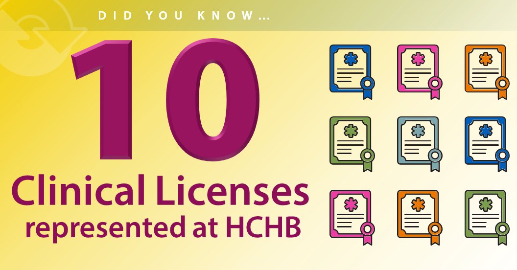 This week in National Nurses Week! HCHB is proud to work with nurses and clinicians with a variety of licenses and skills. We even have 10 clinical licenses represented in our ranks. Thank you for everything you do! #NationalNursesDay #ClinicianSatisfaction #HealthcareHeroes