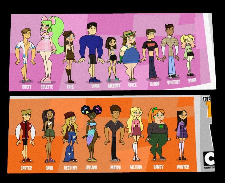 new #TotalDrama cast got leaked and holy shit??!? this looks so cute im literally sat #TotalDramaSeason3