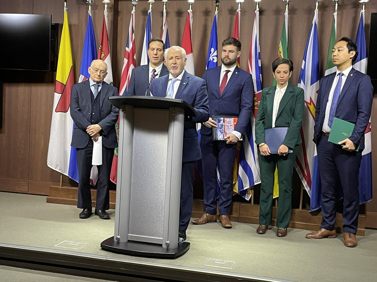 In a sobering news conference, @bnaibrithcanada revealed that antisemitic incidents, including those of a violent nature, dramatically increased to unprecedented levels in the country in 2023. bnaibrith.ca/antisemitism-i… @marcomendicino @MelissaLantsman @KevinVuongMP