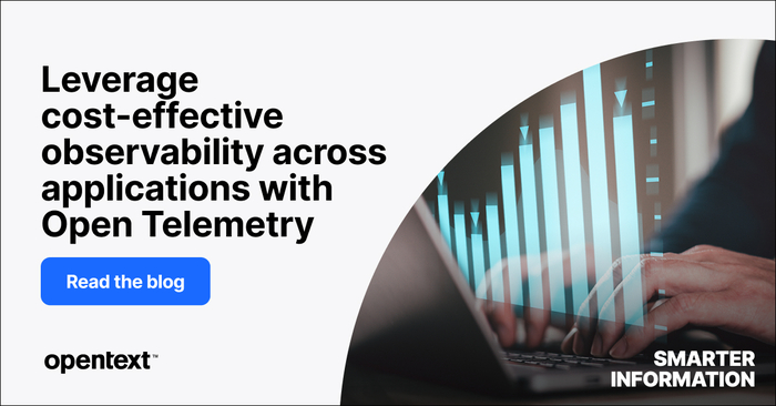 Explore the new OpenText Application Observability, a SaaS solution that delivers logs, metrics and traces for #cloud-native and traditional applications instrumented with OpenTelemetry. #ITOps #observability blogs.opentext.com/dont-pay-more-…