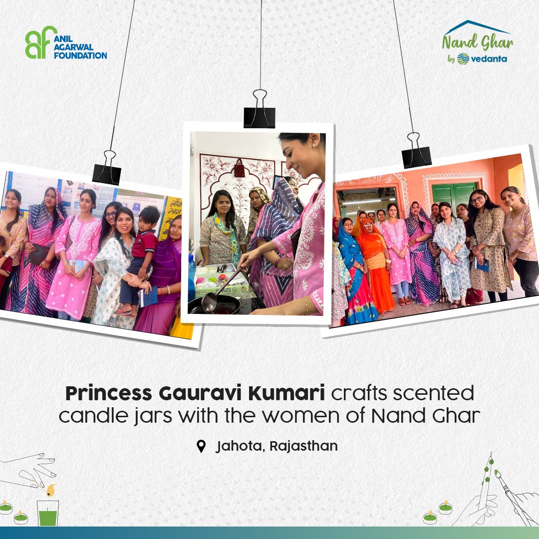We were honoured to host Princess Gauravi Kumari at our Nand Ghars in Jahota, Rajasthan. Her appreciation for the efforts towards women empowerment reinforces our belief in the transformative power of skill development for women. #NandGhar #KhaanaKhaayaKya #SkillDevelopment