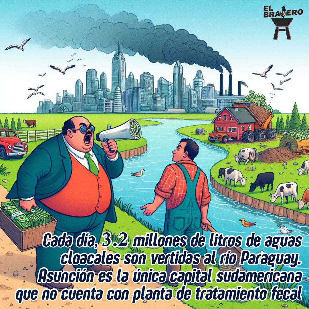 Las aguas de Asunción y Gran Asunción están cada día más contaminadas pero, mientras muchos culpan a los productores, la realidad es otra: