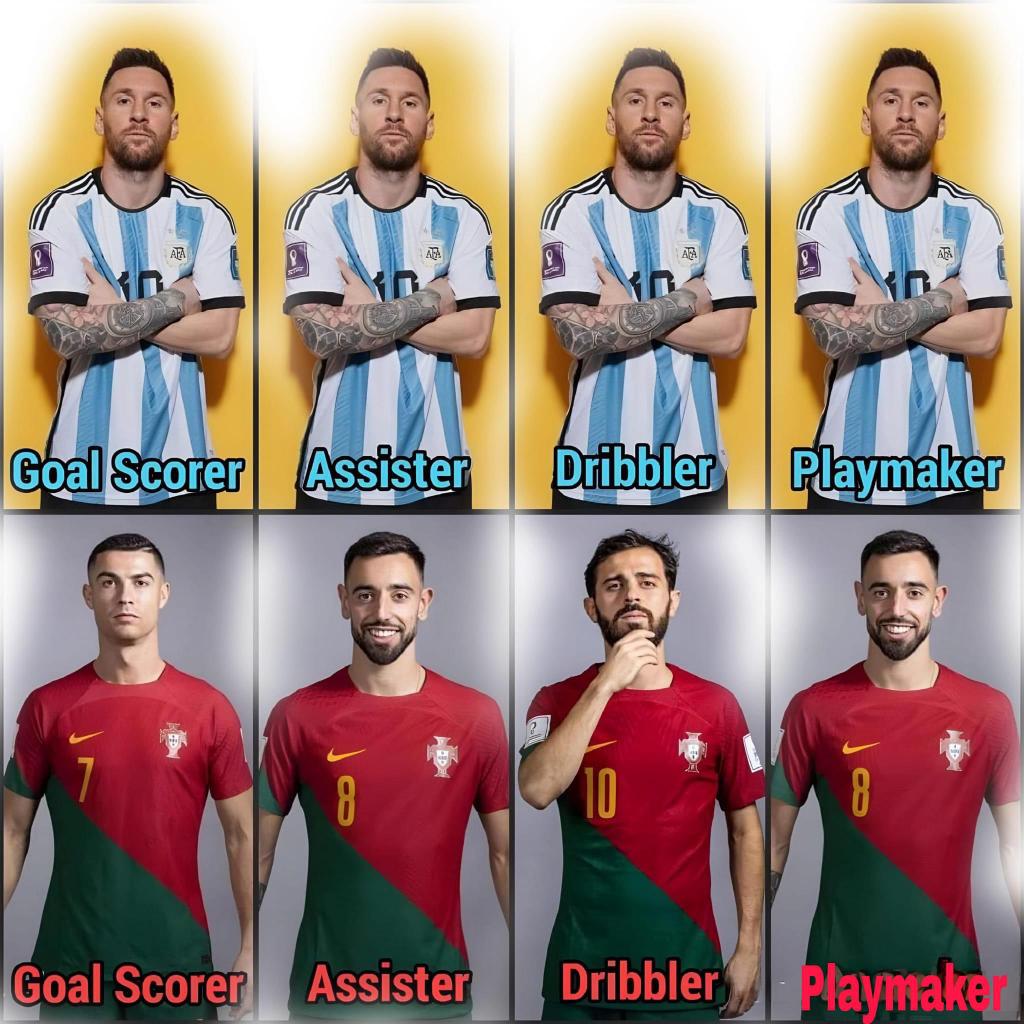 Argentina 🇦🇷 vs Portugal 🇵🇹 in nutshell