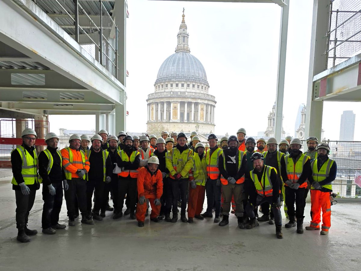 Promoting Positive Practices 
Recently awarded 'Safety Contractor of the Month' by our client, our managers at 81 New Gate Street organised a standdown to express gratitude to our site team for promoting a positive Health and Safety culture onsite.

Well done to all involved