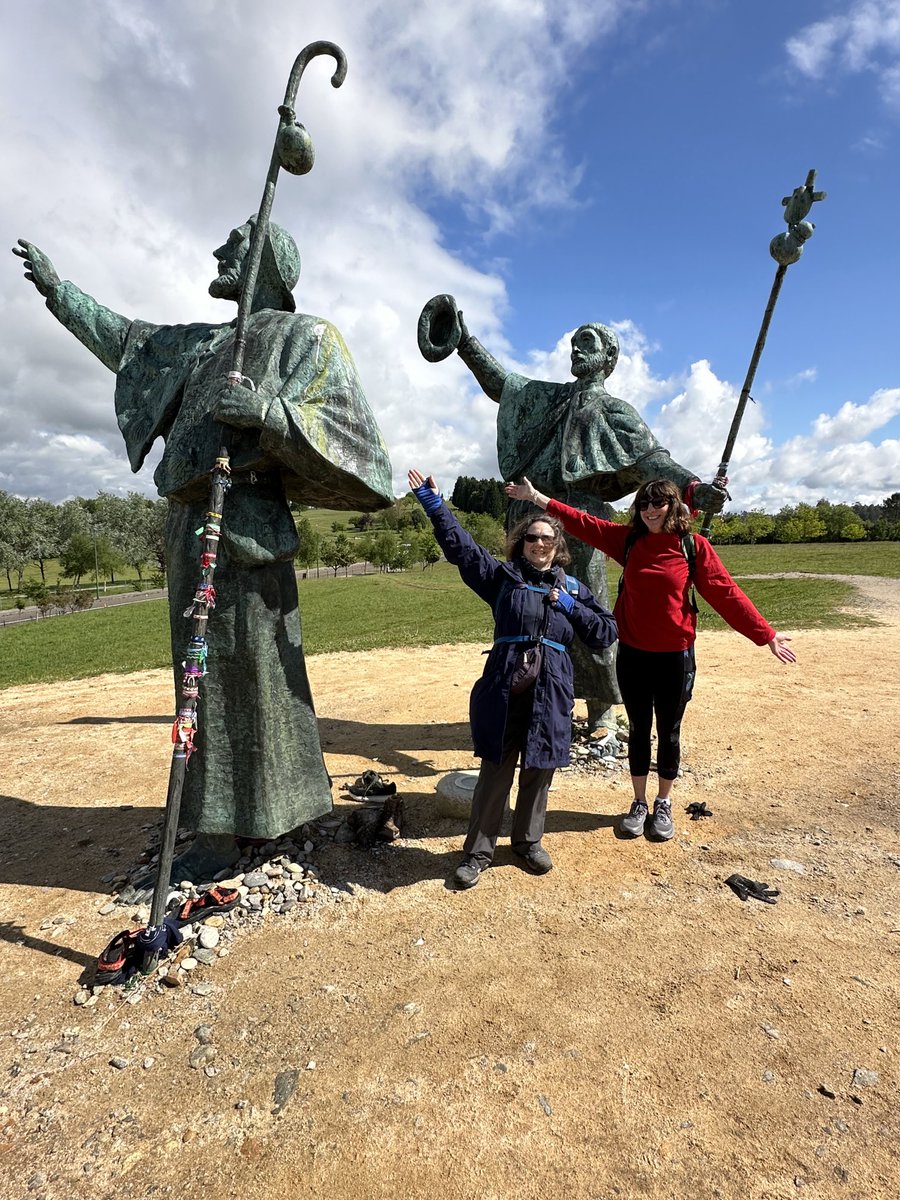 lhewittg's tweet photo. We made it! 114km over 6 days arriving in Santiago de Compostela today. Thanks everyone for your support.JustGiving page still open ⁦@WeAreSRUK⁩ @NHSBartsHealth⁩⁦@WhippsCrossHosp⁩ ⁦@clairedavis45⁩ ⁦@Triciahandley⁩⁩ ⁦@Jacwood1Wood⁩ https://t.co/nDyOJVReyB