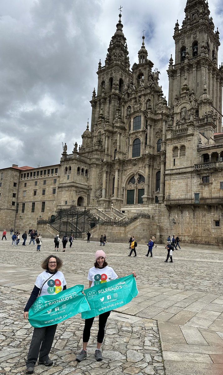 We made it! 114km over 6 days arriving in Santiago de Compostela today. Thanks everyone for your support.JustGiving page still open ⁦@WeAreSRUK⁩ @NHSBartsHealth⁩⁦@WhippsCrossHosp⁩ ⁦@clairedavis45⁩ ⁦@Triciahandley⁩⁩ ⁦@Jacwood1Wood⁩