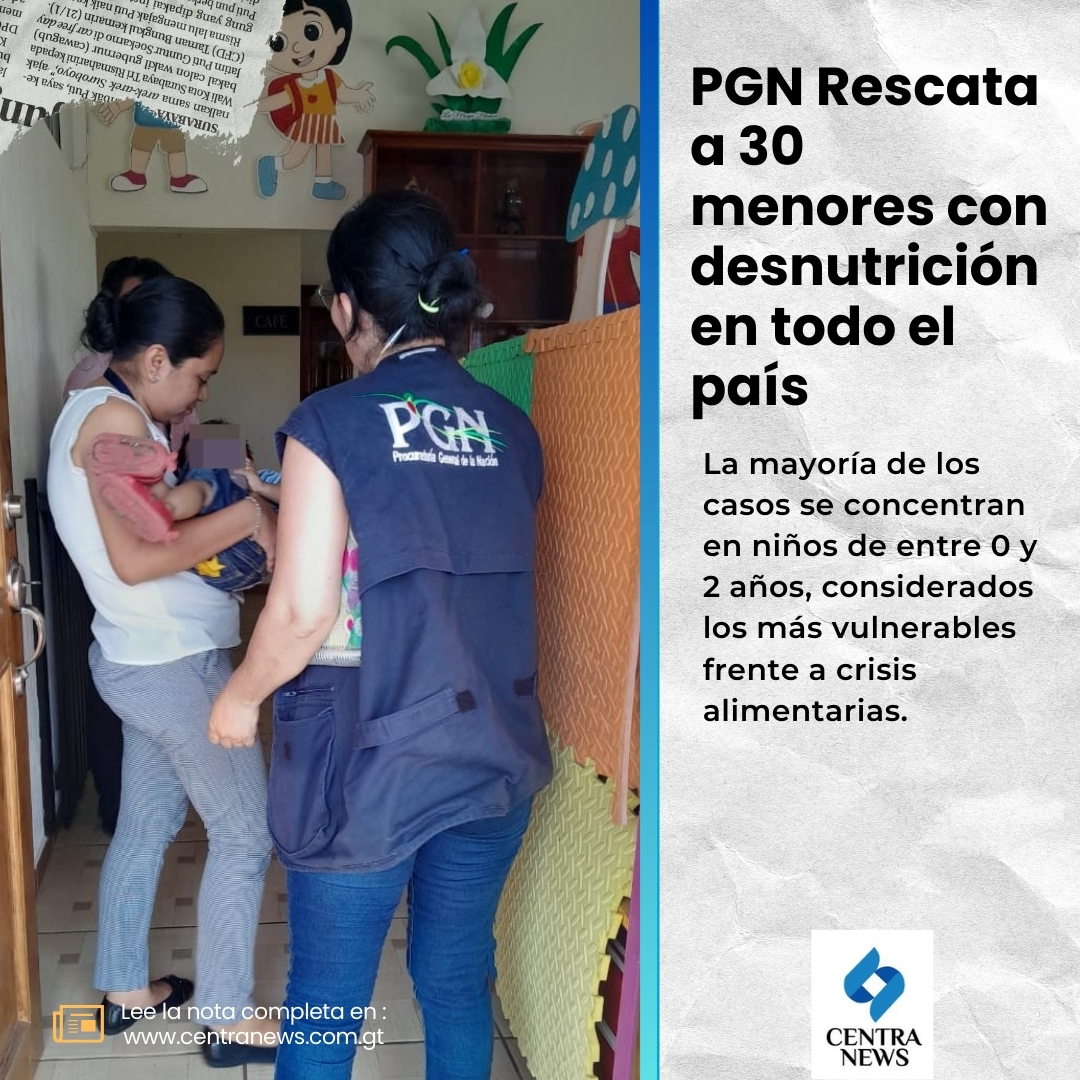 🔴 #NacionalesGT | PGN Rescata a 30 menores con desnutrición en todo el país.

📝 La nota: lc.cx/0BVLLE

#AHORA #Guatemala #NoticiasGT #URGENTE @PGNguatemala