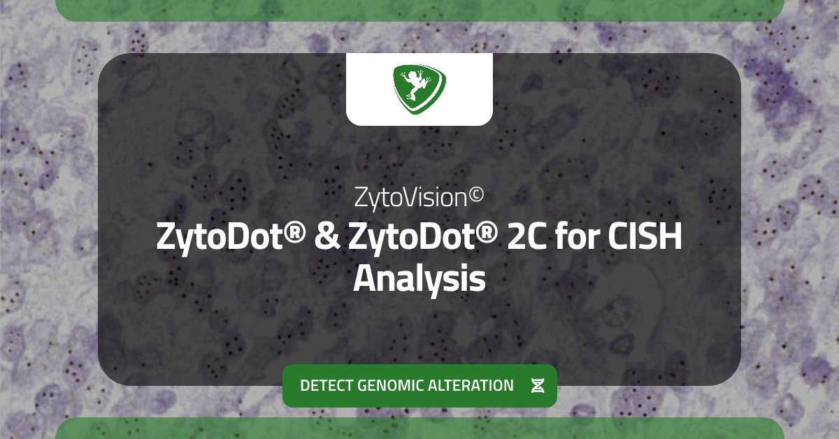 Checkout the ZytoDot® & ZytoDot® 2C Products for CISH Analysis by ZytoVision — available now at FroggaBio! Detect aneuploidies, gene amplifications, and translocations in FFPE tissue sections with ease. 🧬🔬🐸

LEARN MORE: hubs.li/Q02w85L_0

#ZytoDot #CISH #FFPE #FroggaBio
