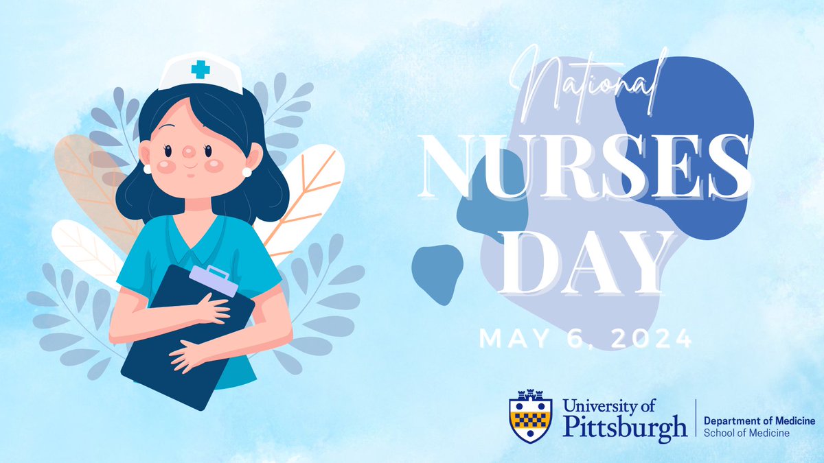 Today is #NationalNursesDay. Join us in celebrating the incredible work of our nurses, especially those from @PittNursing. Your compassion and dedication are truly inspiring! 💕👩‍⚕️