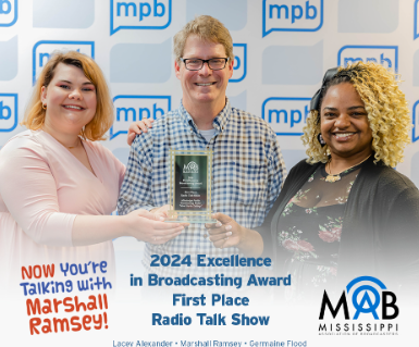 Discover more about people who make Mississippi shine from within with the award-winning NowYoureTalkingWithMarshallRamsey. Catch up with recent episodes (Anna Lampton-Triplett, Chef Austin Sumrall) and listen live Mondays at 10 AM only on #MPBThinkRadio