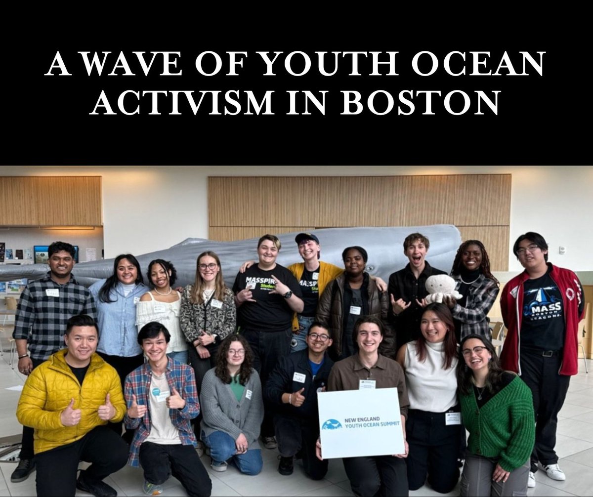 Over 150 students from across the region attended the first-ever New England Youth Ocean Summit about and took action in support of protecting our oceans from rising temperatures, pollution, and more.

📖 bit.ly/3UvT1Bj  
📰 @EnvAm 

#OceanSummit
#NewEngland