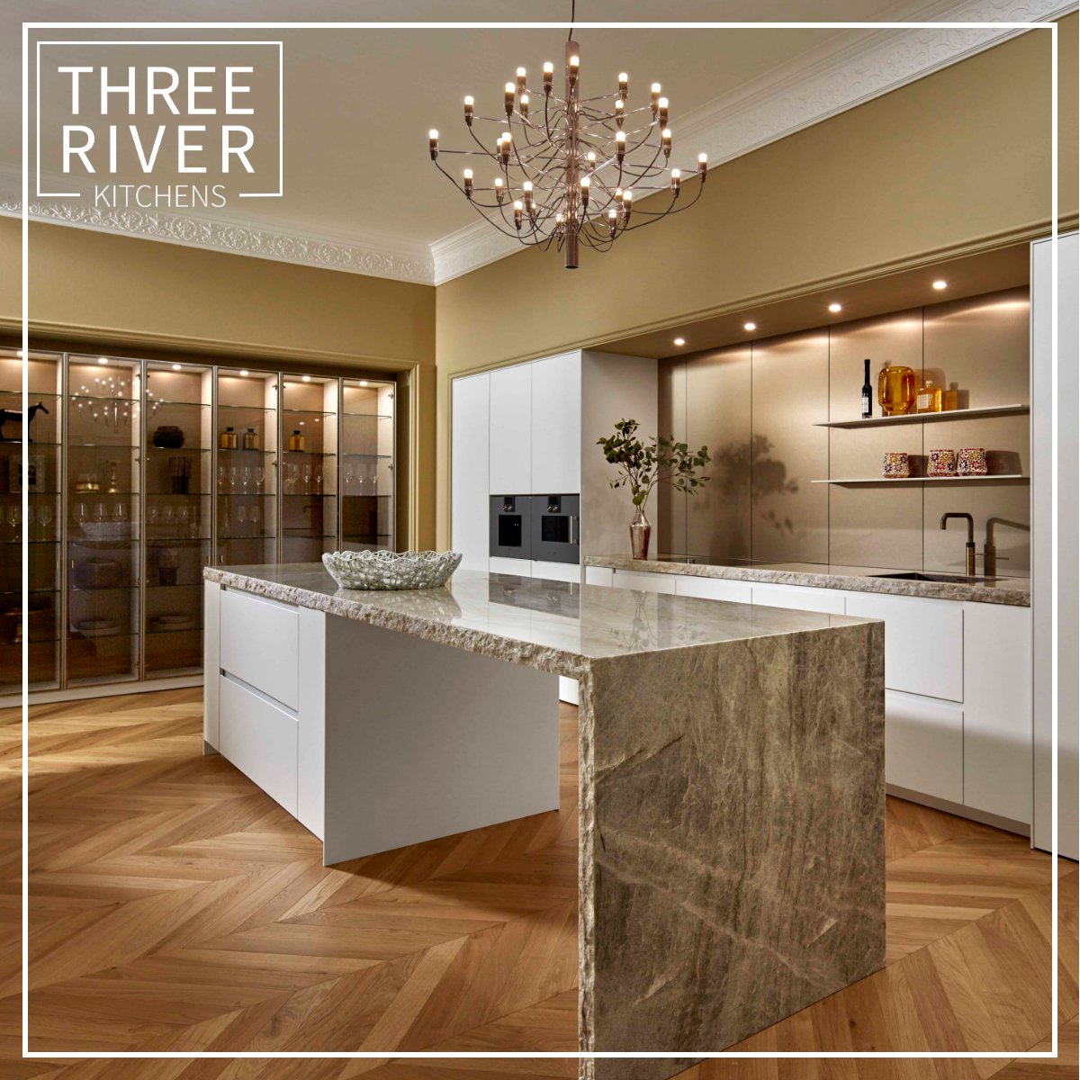 Elevate your home with a modern kitchen from Three River Kitchens. Contemporary style meets functionality. Book your consultation! #kitchendesign #kitchenideas #kitchendesignideas #kitchendesigner #kitchendesigntrends #essexbusiness #essexkitchens #chelmsfordbusiness