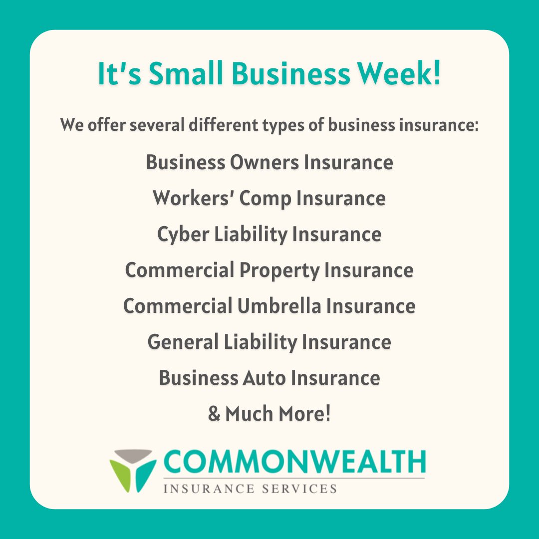 Celebrate #SmallBusinessWeek by safeguarding your business with interruption insurance. Unsure where to start? Call us at 502-813-5436.