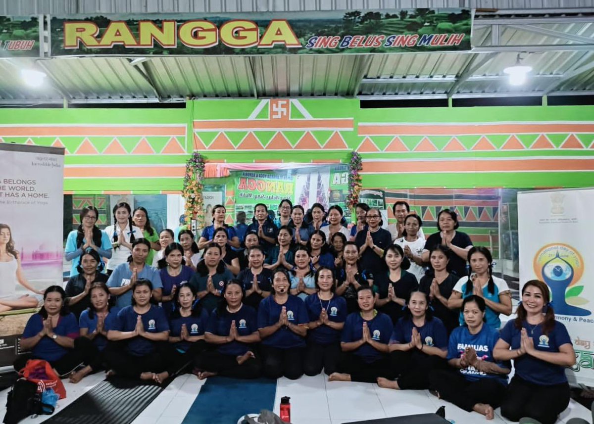 Adopting a healthy lifestyle, including regular physical practices like yoga & meditation, is crucial for self-care & overall well-being. Marking 46 days to #IDY, the 10th pre-event took place in Gianyar on 18 Apr organized by CGI & SVCC Bali in collaboration with Rangga Studio.