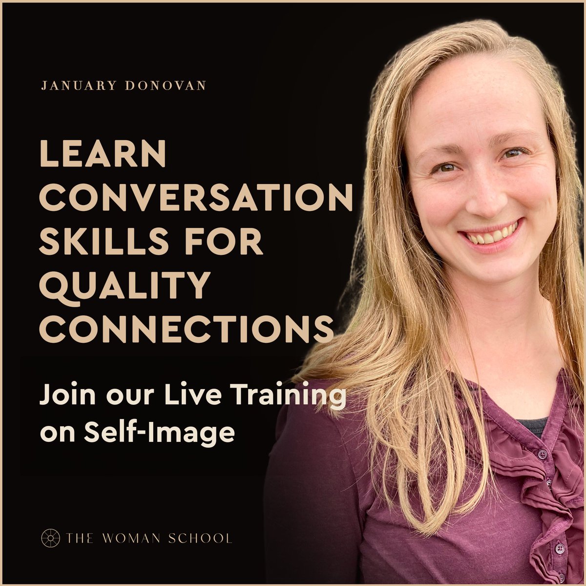 Education often overlooks vital conversation skills, leaving many in loneliness. Join our Live training to learn how to connect deeply as a woman. ✨👩 #CommunicationSkills #DeepConnections #RelationshipBuilding #WomensWorkshop #JanuaryDonovan #TheWomanSchool