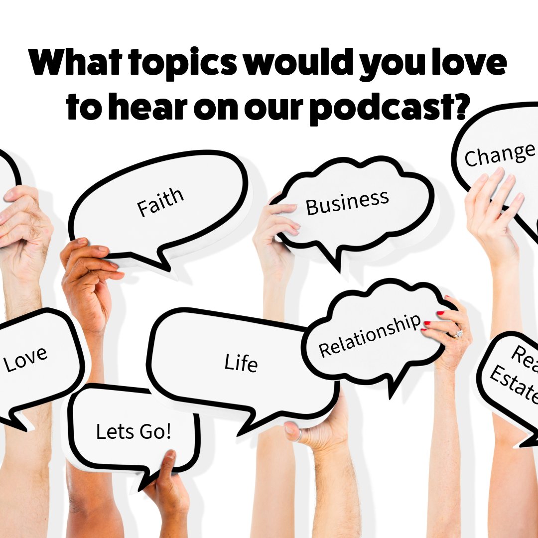 What topics would you love to hear on our podcast? Comment below! #AudienceEngagement #OKIllDoItPodcast