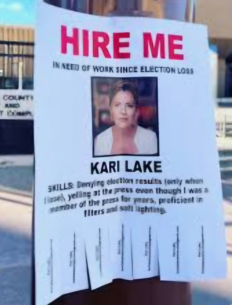 There'll be no going back to Mar a Lago for loser Kari Lake. Trump kicked his fellow election denier Kari Lake out of Mar a Lago and even says that she's lying about mass voter fraud in Arizona and that she really lost the election. 🤣🤣🤣