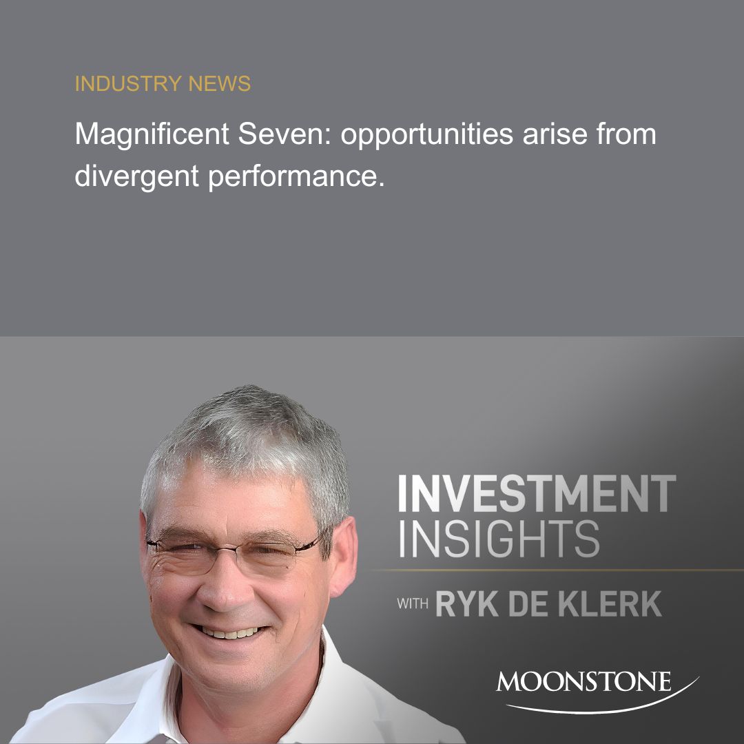 From surge to slump: what’s driving the divergent stock performance of tech giants 

Get further insights from Ryk de Klerk in the full article: buff.ly/3UwZN8U 

#Alphabet #Amazon #Apple #informationtechnologysector #MagnificentSeven #MetaPlatforms #Microsoft #Nvidia