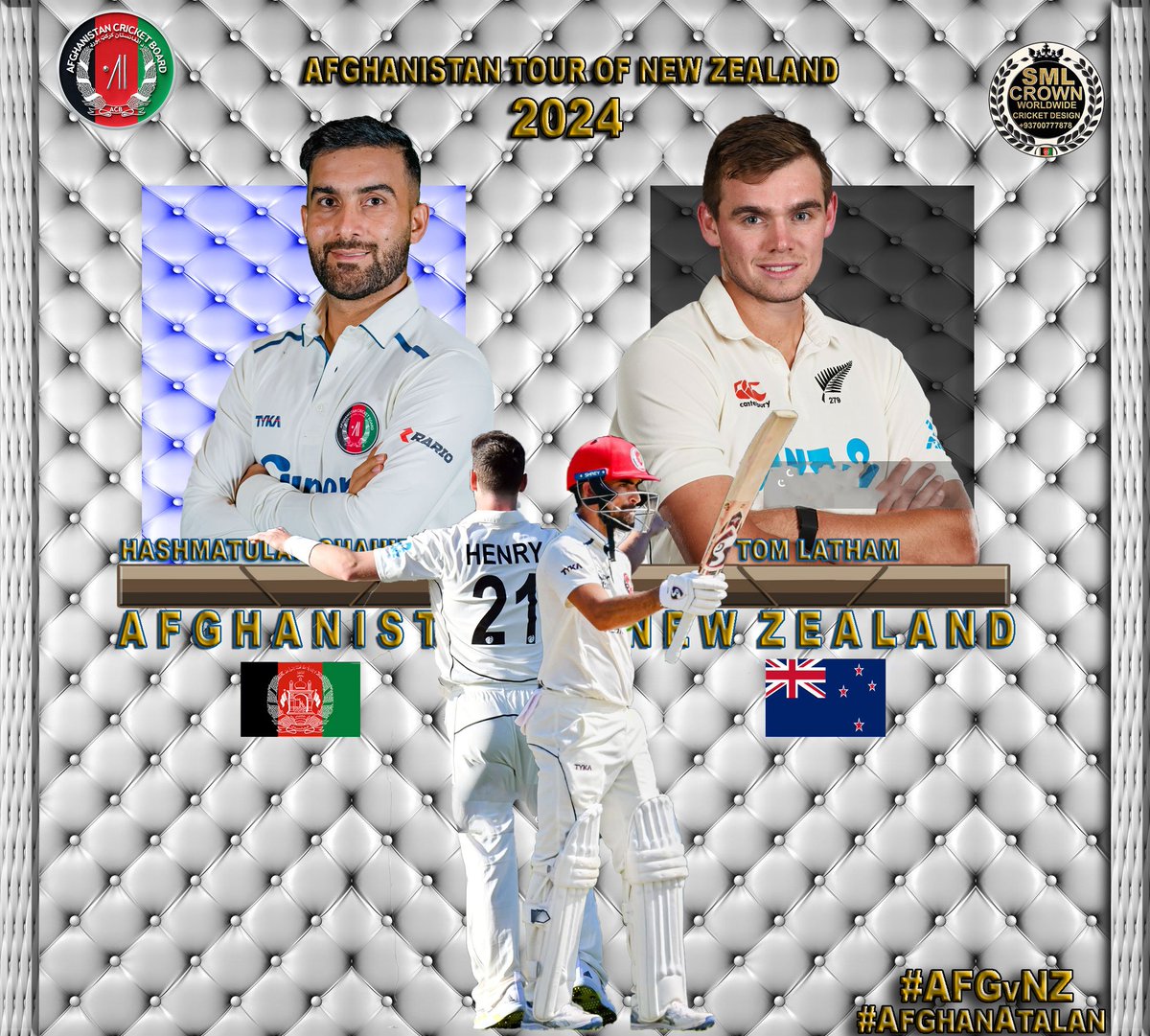 Breaking Big News!
Afghan Atalan, is planning to schedule an red ball match with blackcaps, so wish them, and best of luck & thank you very much ACB. @ACBofficials @MAsgharAfghan @MirwaisAshraf16 @Hashmat_50 🇦🇫🏏🇳🇿

#AfghanAtalan | #AFGvNZ #testcricket