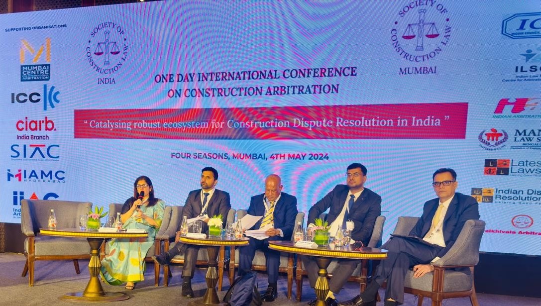 KPMGIndia's tweet image. Geetu Singh, @KPMGIndia at a panel on &apos;Catalysing robust ecosystem for #contructiondisputeresolution in India&apos; at the One Day International Conference on #ConstructionArbitration by Society of Construction Law - India: Delays in #megainfrastructure projects are inevitable...