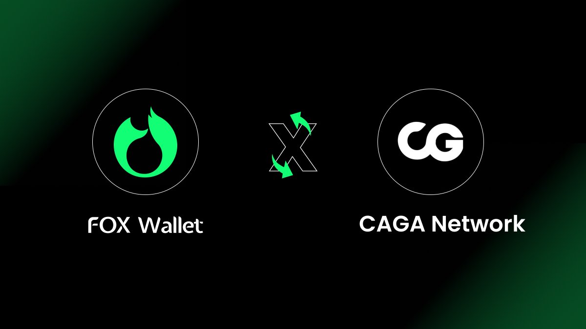 🥳@FoxWallet excited to announce the integration of @_cagacrypto!🍻 💚#CAGA is a L1 Network to foster a trusted environment to execute transactions efficiently and sustainably.🚀 📲Discover CAGA on #FoxWallet: Visit 'Me' > 'Networks' > Locate and Enable CAGA Testnet.🆙