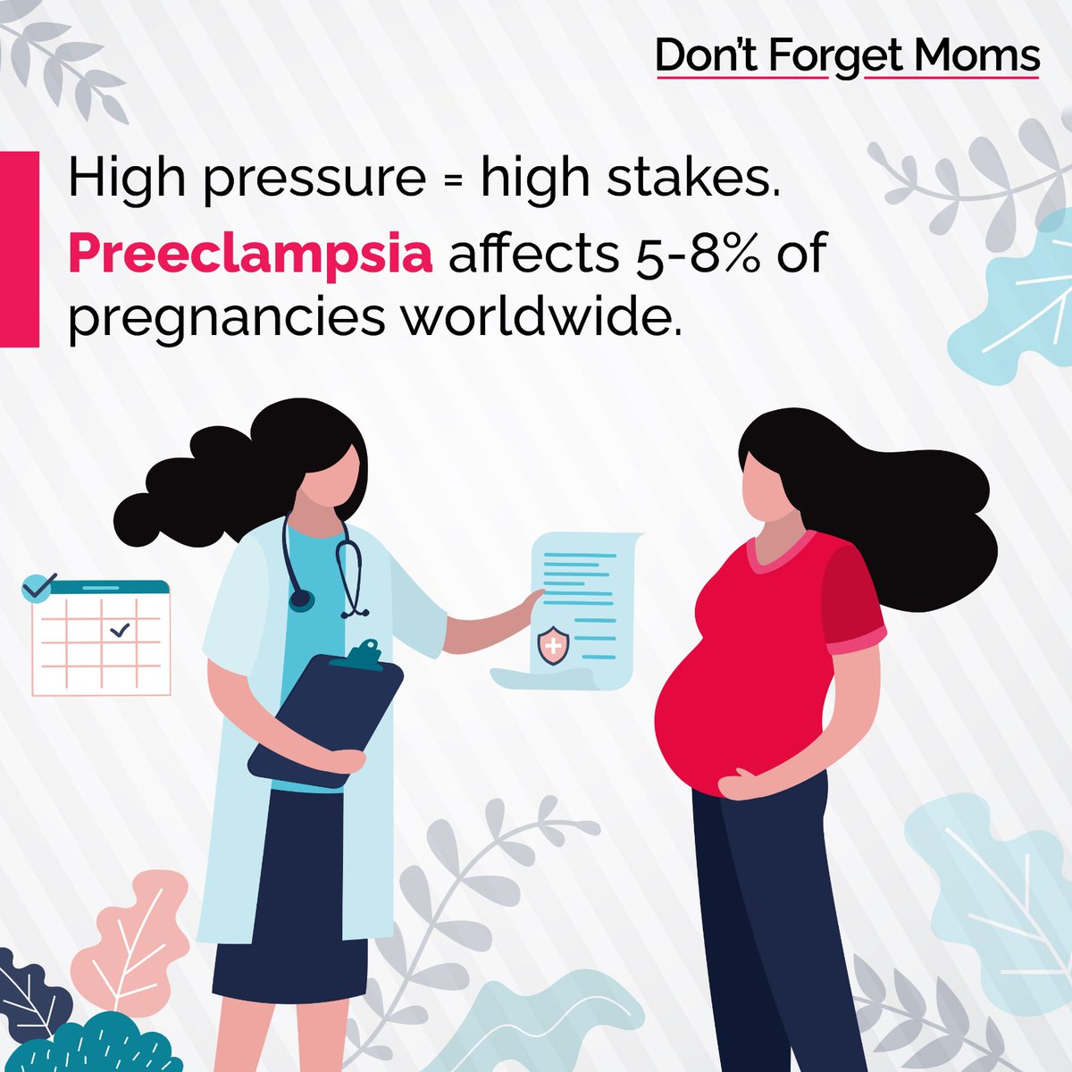 Let’s talk Preeclampsia! 
Did you know it impacts 5-8% of pregnancies worldwide? 
This serious condition poses risks to both moms and babies. Help us spread awareness for early identification and prevention. #PreeclampsiaAwareness #MaternalHealth