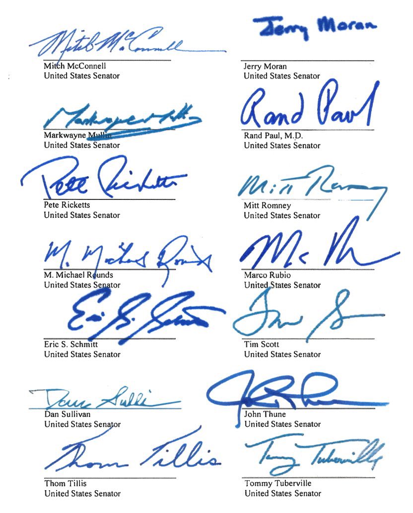 49 republikanische US-Senatoren fordern Biden auf keinem Pandemie-Abkommen der WHO beizutreten: „Sollten Sie diesen Rat ignorieren, weisen wir Sie mit Nachdruck darauf hin, dass wir jedes derartige Abkommen als einen Vertrag betrachten, der gemäß Artikel II Abschnitt 2 der…