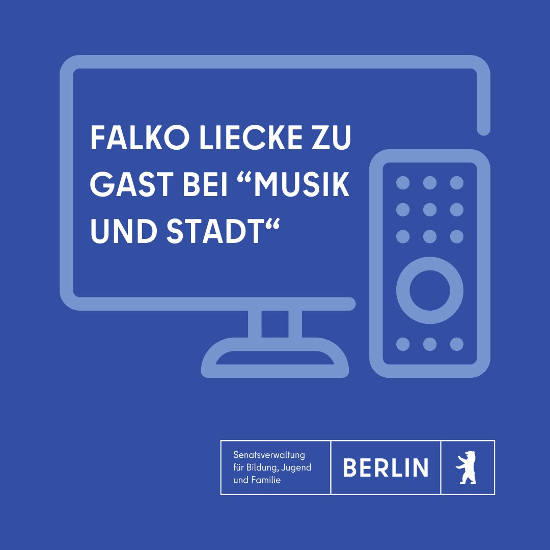 Musik hat ihren festen Platz in den Berliner Jugendfreizeiteinrichtungen.🎶 Jugendstaatssekretär Falko Liecke ist heute Abend live bei Alex TV und spricht bei „Musik & Stadt“ über musikalische Nachwuchsförderung in Jugendclubs. Um 19 Uhr geht es los unter▶️alex-berlin.de/live/3362-tv-s…