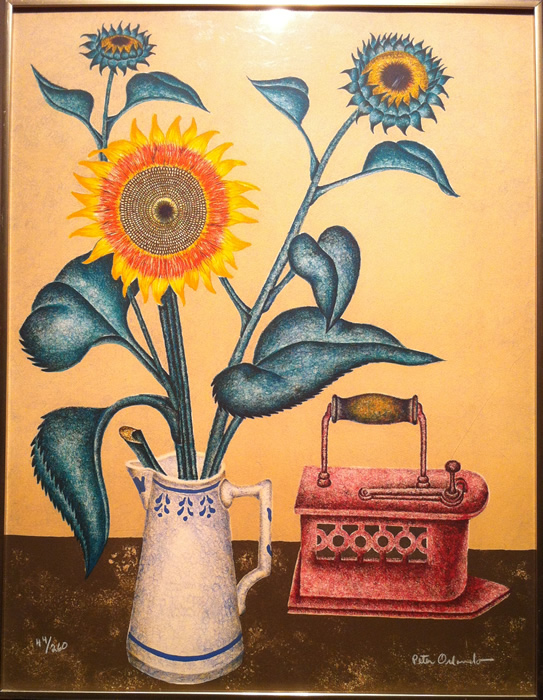 Peter Orlando - S/N Lithograph - Sunflowers. Listed eBay ebay.com/itm/2217998234… #art #fineart #artforsale #rareprints #americanart #artdealer #artcollector #artgallery #toronto