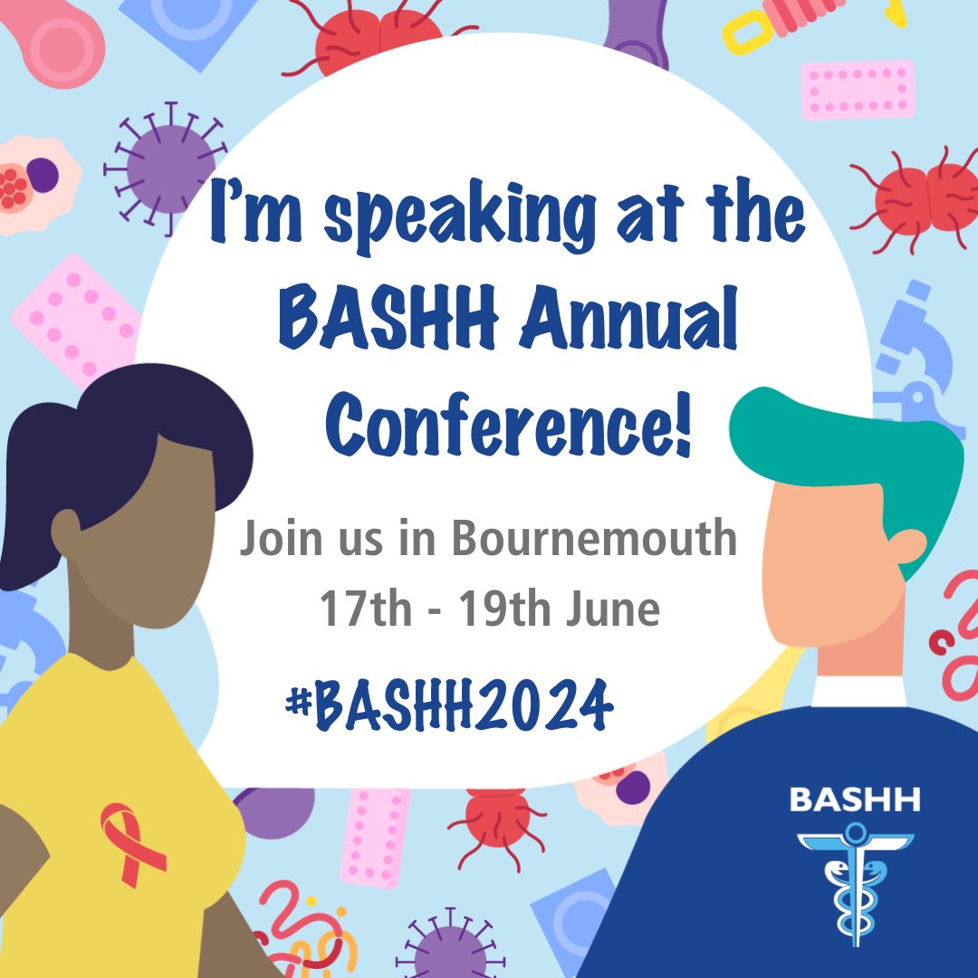 Together with Annais Berlim and @leopavam, I'll be speaking at #BASHH24 about access to sexual health &amp; HIV services for the Latin American community in the UK. I'm super excited as this is a topic we are all very passionate about! Get your registration sorted and don't miss out!