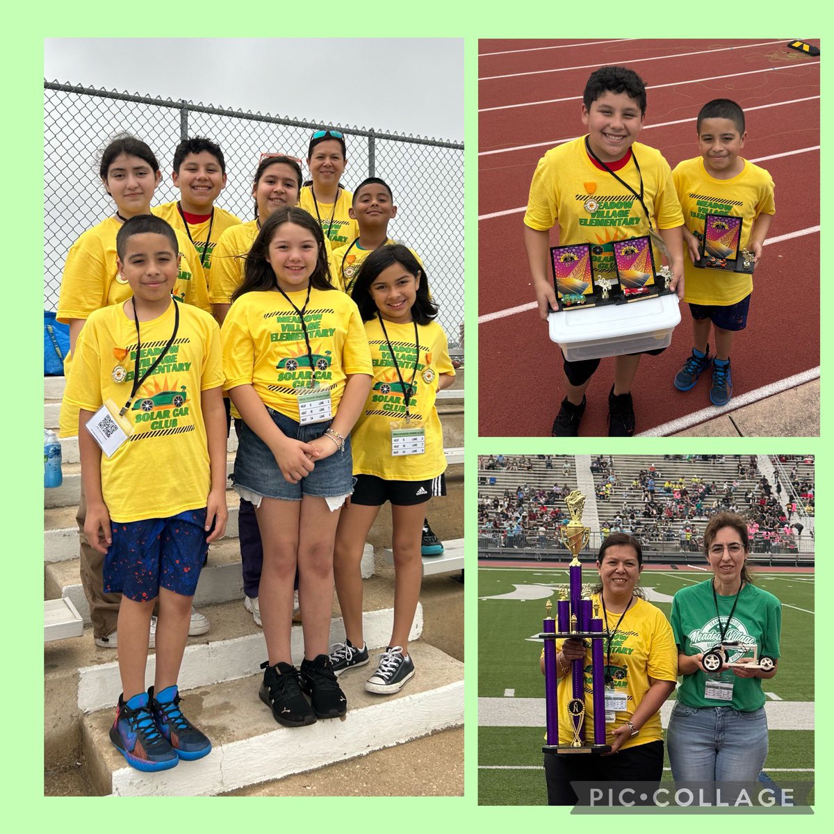 Very proud of our Bobcats for placing in the finals at the Solar Car Races this weekend! Also, for the second year in a row we won 1st place in the adult solar car race!🏆🎉@MVE_GT @NISDSTEMLabs @NISDMeadowVill