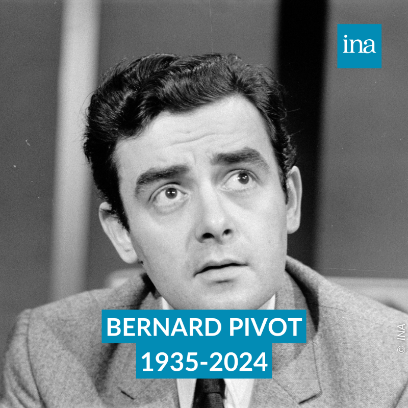 Inafr_officiel's tweet photo. DISPARITION ⚫ L'écrivain et journaliste Bernard Pivot est mort ce lundi à l'âge de 89 ans.

Amoureux de littérature, il présentait les célèbres émissions "Apostrophes" et "Bouillon de culture".

📸 Retour sur sa carrière avec quelques photos issues de la photothèque de l'INA.